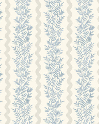 91981 Tales of the Manor Pipkin Stripe Neutral Blue