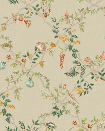 92072 Wanderlust Marina Coral/Beige/Green