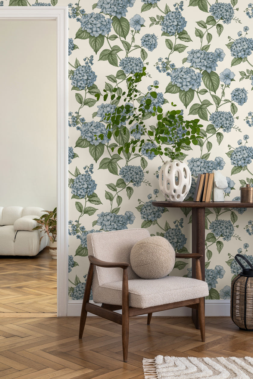 92121 Wanderlust Hortensia Blue Green