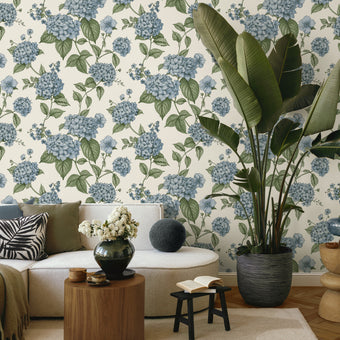 92121 Wanderlust Hortensia Blue Green