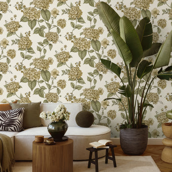 92122 Wanderlust Hortensia Ochre Green