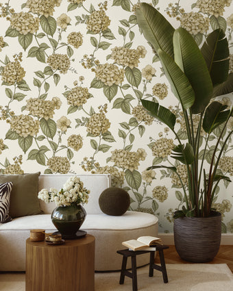 92122 Wanderlust Hortensia Ochre Green