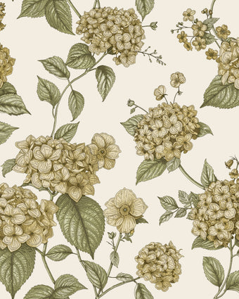 92122 Wanderlust Hortensia Ochre Green