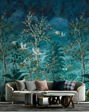 99424 Arboretum Midinight Canopy Blue