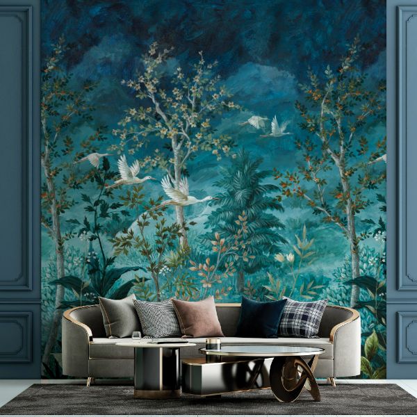 99424 Arboretum Midinight Canopy Blue