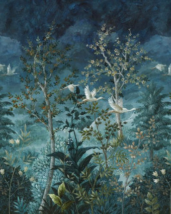 99424 Arboretum Midinight Canopy Blue