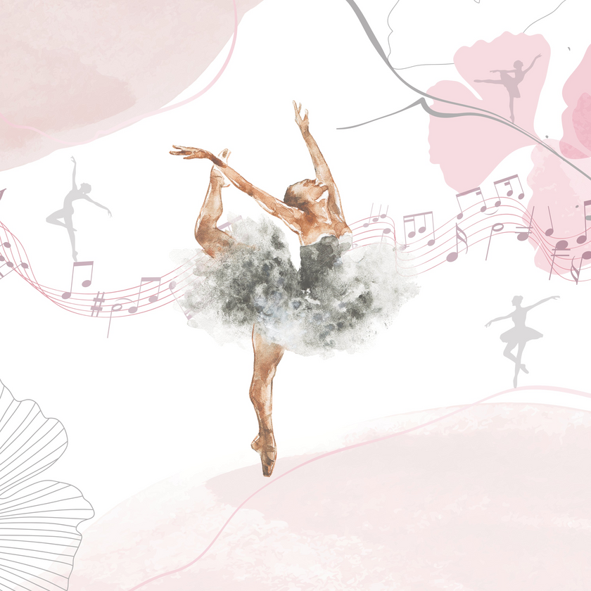 Arabesque Pirouette  -  [Custom printed at R598/m²]