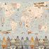 Aviator's Guide World Map  -  [Custom printed at R598/m²]