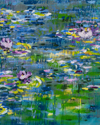 On the Pond by South Africa Artist Bev Michel