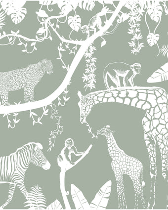Exotic Company  - Sage -  [Custom printed at R598/m²]