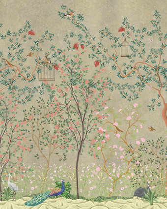 Beautiful garden landscape - Veerta Motiani -  [Custom printed at R598/m²]