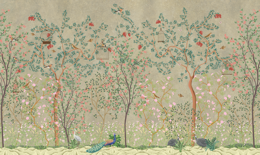 Beautiful garden landscape - Veerta Motiani -  [Custom printed at R560/m²]