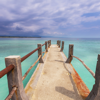 Jetty in Paradise  -  [Custom printed at R560/m²]