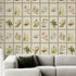 Botanical Dreams by South African Artist Gillian Condy - vintage background - [Custom printed at R598/m²]