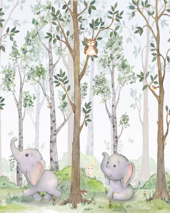Nursery Forest With Friends -  [Custom printed at R598/m²]