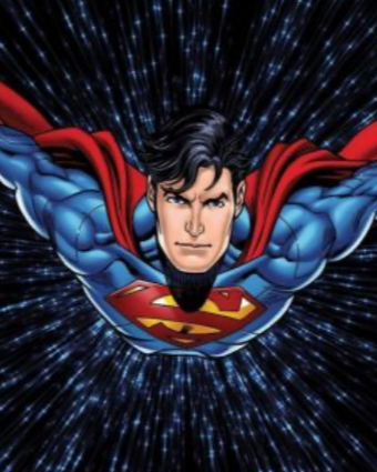 Flying Superman Mural WB2030