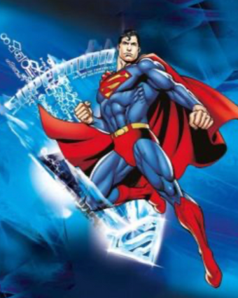 Flying Superman Mural WB2031