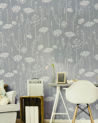 Soft Floral Grey MI09045