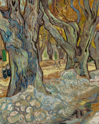 The Large Plane Trees by Vincent van Gogh  -  [Custom printed at R598/m²]