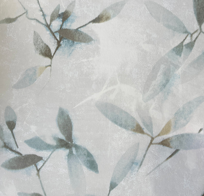 Watercolour Leaves Blue LV10723