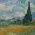 Wheat Field with Cypresses by Vincent van Gogh  -  [Custom printed at R598/m²]