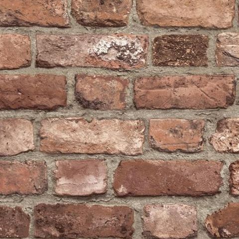 Vintage Brick Wallpaper A28901 Red
