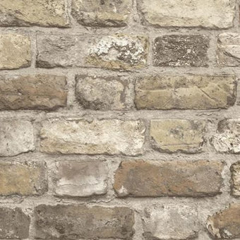 Vintage Brick Wallpaper A28904 Neutral