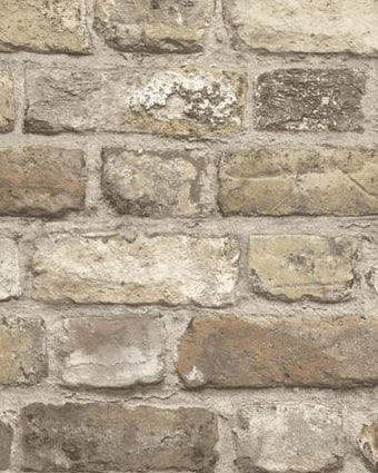 Vintage Brick Wallpaper A28904 Neutral