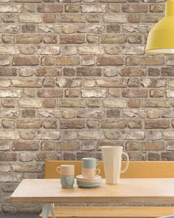 Vintage Brick Wallpaper A28904 Neutral