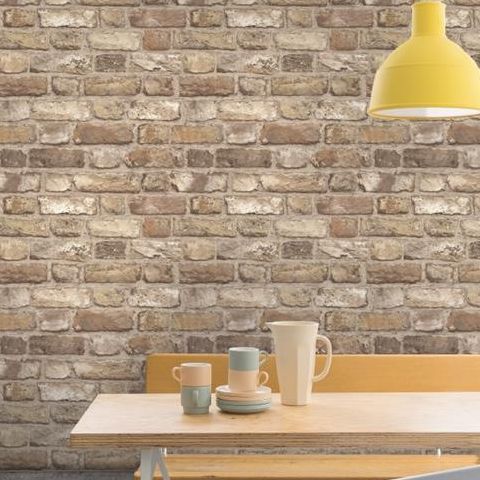 Vintage Brick Wallpaper A28904 Neutral