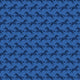 Repeating zebra wallpaper pattern featuring navy and royal blue zebras on a cobalt blue background.