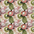 Botanical wallpaper with a seamless repeating pattern of hand painted blush pink proteas, cream anthuriums, and green foliage on a soft neutral background.