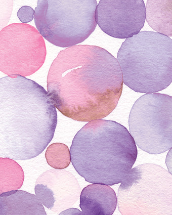 Bubbling Over  - Purple -  [Custom printed at R598/m²]