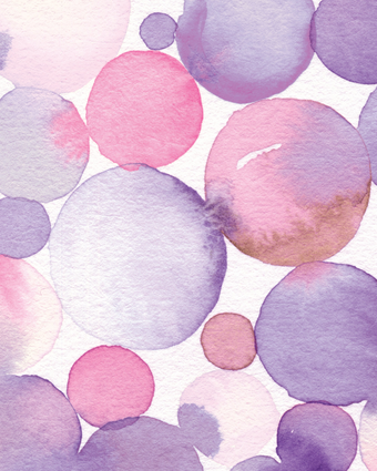 Bubbling Over  - Purple -  [Custom printed at R598/m²]
