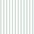 Classic green pinstripe wallpaper with fine vertical stripes, inspired by traditional country house interiors and timeless textile patterns.