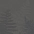Charcoal grey botanical mural featuring oversized layered fern fronds on a textured grey background.