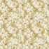 Vintage inspired wallpaper featuring white and blush blossom flowers, winding branches, and swallows in flight on a warm golden-beige background.