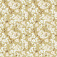 Vintage inspired wallpaper featuring white and blush blossom flowers, winding branches, and swallows in flight on a warm golden-beige background.