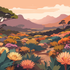 Fynbos Fields -  [Custom printed at R598/m²]