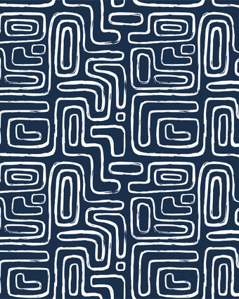 Here I Am  - Navy -  [Custom printed at R598/m²]