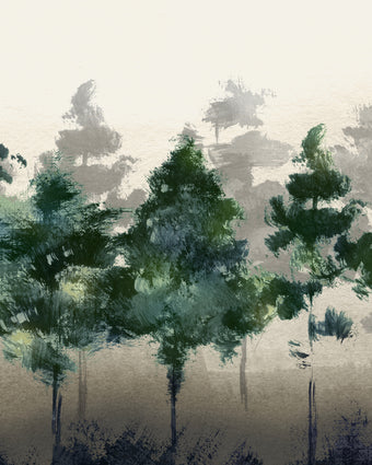 Gouache Forest  -  [Custom printed at R598/m²]