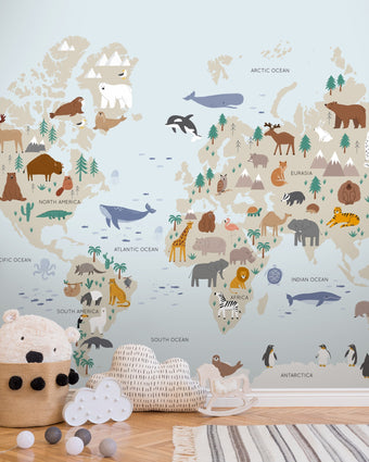 It's a Wide World  -  [Custom printed at R598/m²]