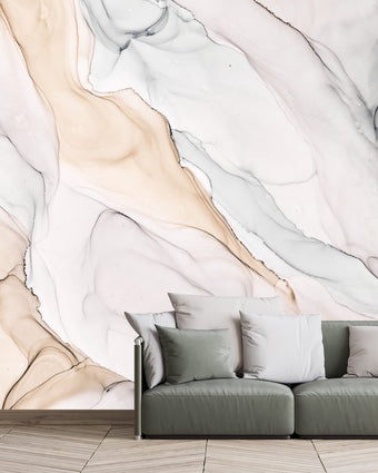 Ink Paint Pink Abstract  -  [Custom printed at R598/m²]