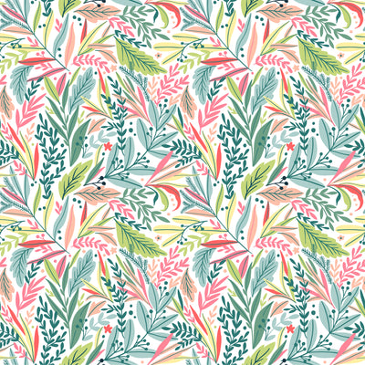 Colour in the Tropics Pink  -  [Custom printed at R560/m²]