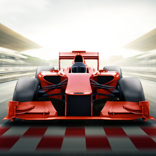 Load image into Gallery viewer, Red Racing Car  -  [Custom printed at R560/m²]
