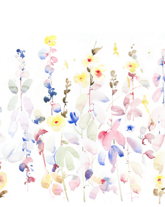 Pale Petals  -  [Custom printed at R598/m²]
