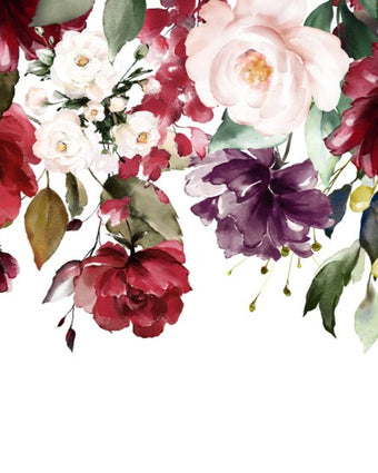 Drop me a Floral  -  [Custom printed at R598/m²]