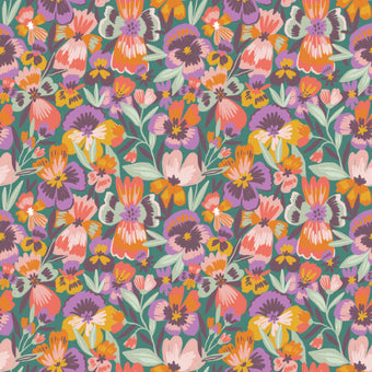 Playful Pansies -  [Custom printed at R560/m²]