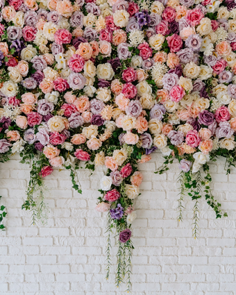 Tumbling Rose Wall  -  [Custom printed at R598/m²]