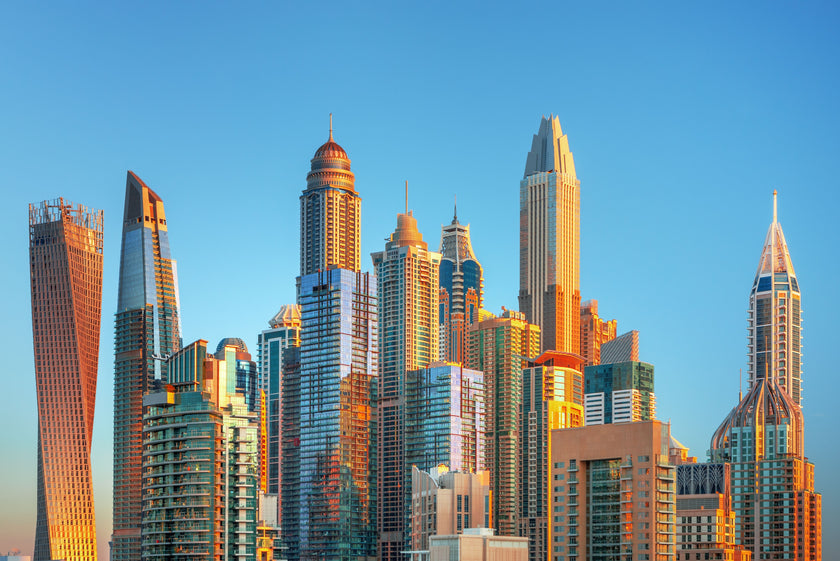 Golden Dubai  -  [Custom printed at R598/m²]